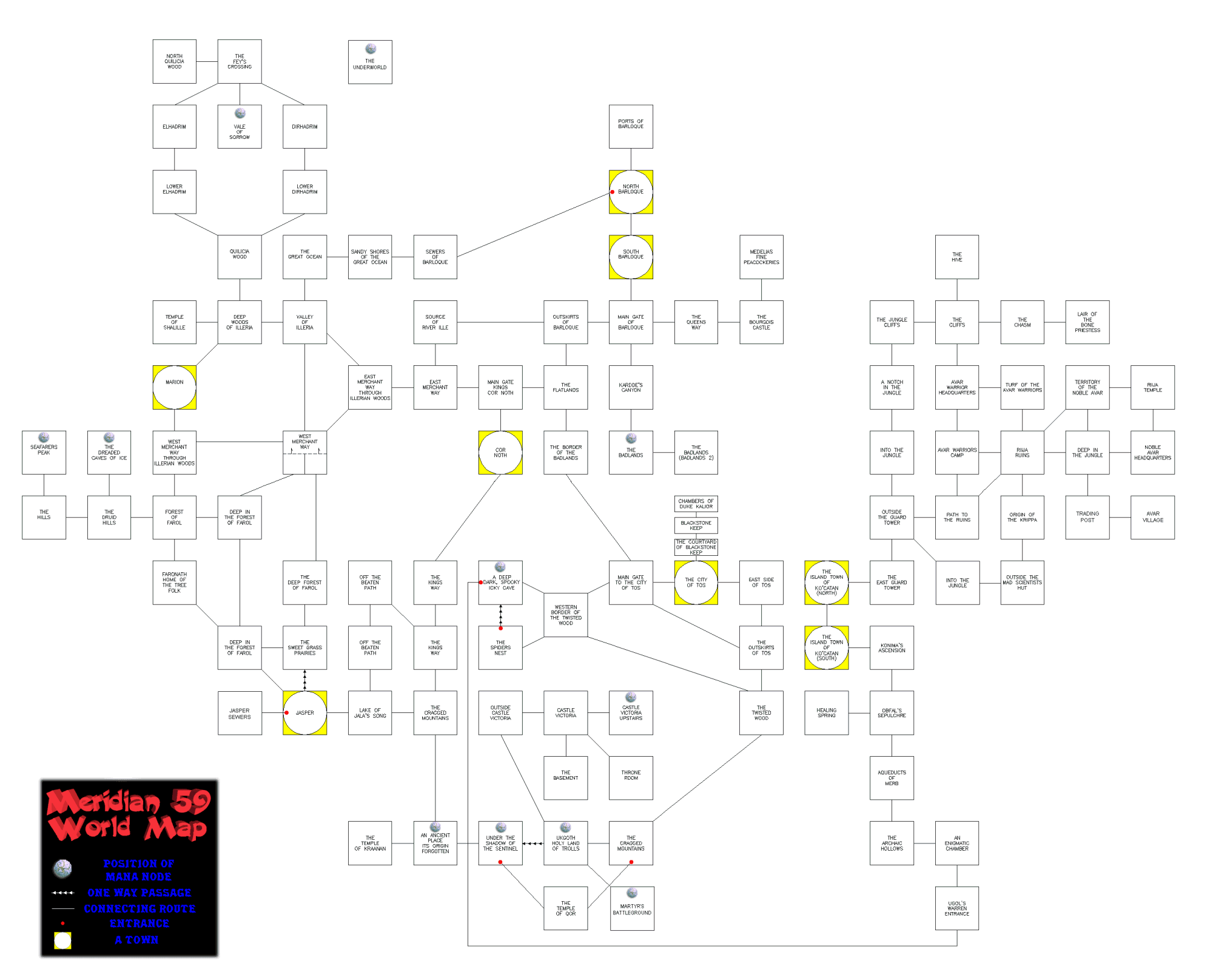 Gita M59 Guide - Main Map